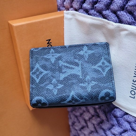 Louis Vuitton Pastel Black Pocket Organizer By Virgil Abloh Giant Monogram Limit - Picture 10 of 15